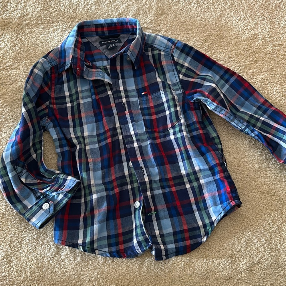 Button down toddler shirt